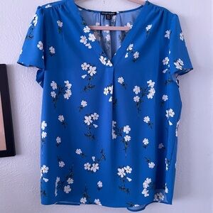 Hilary Radley Floral Blouse, M